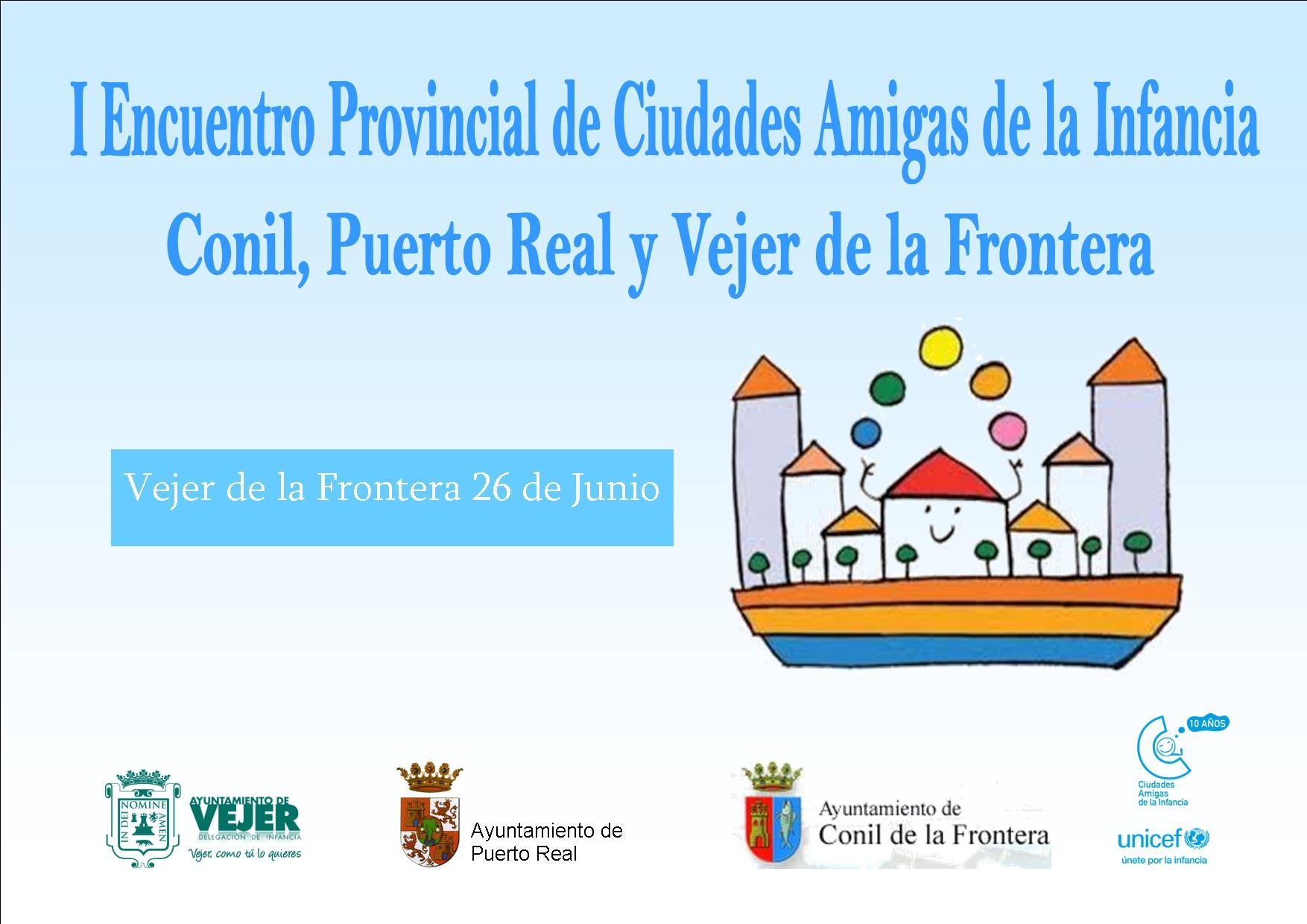 Imagen de I Encuentro Provincial de Ciudades Amigas de la Infancia en la provincia de Cádiz