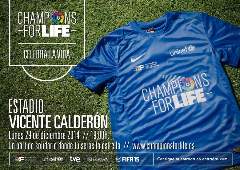 Imagen de Partido solidario ‘Champions for Life’: celebra la vida