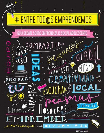 Imagen de ‘Entre tod@s emprendemos’. Guía debate sobre emprendizaje social adolescente