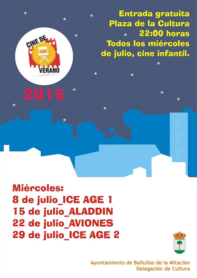 Imagen de Cine de verano infantil en Bollullos de la Mitación (Sevilla) al gusto de los propios niños y niñas del municipio