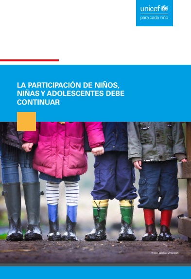 Imagen de La participación de niños, niñas y adolescentes debe continuar