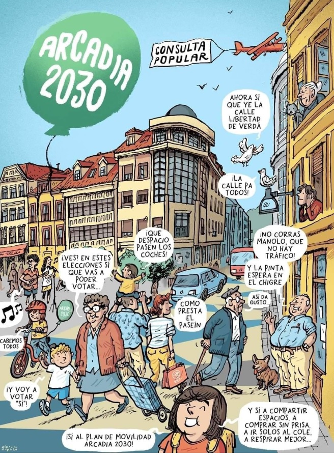 Imagen de Laviana aprueba un plan de movilidad sostenible contando con la voz de la infancia