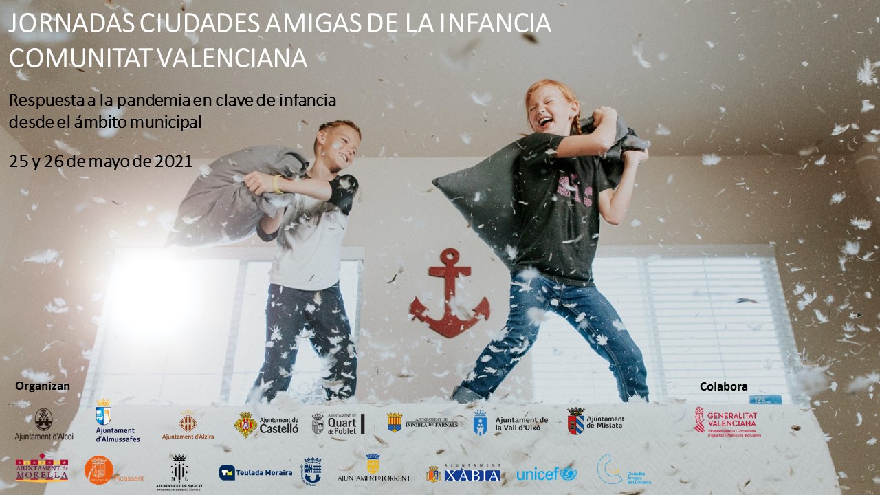 Imagen de 25 y 26 de mayo: la Comunidad Valenciana celebra sus jornadas de Ciudades Amigas de la Infancia