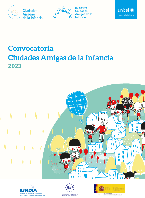 Imagen de Convocatoria Ciudades Amigas de la Infancia 2023