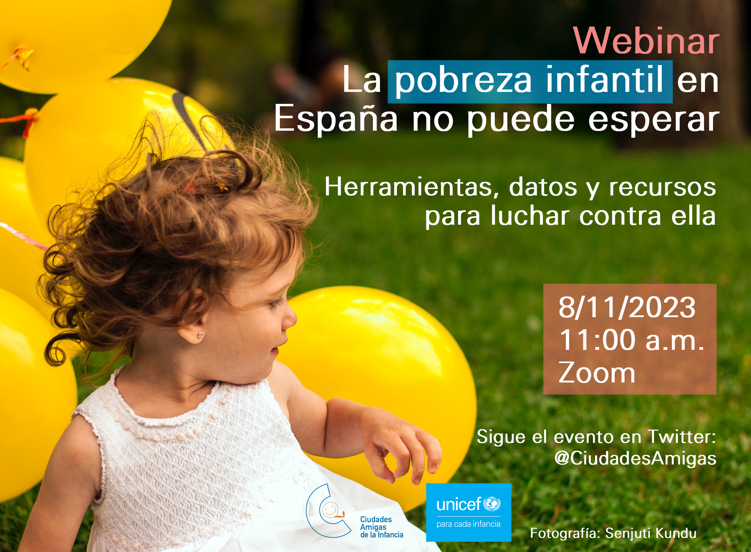 Imagen de 8 de noviembre, apúntate a nuestro ‘webinar’: la pobreza infantil en España no puede esperar