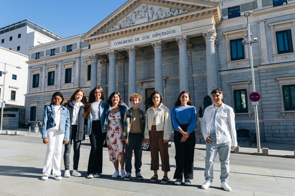 Los derechos de los niños, niñas y adolescentes llegan al Congreso. Plataforma de Infancia / UNICEF España / Sara Pista