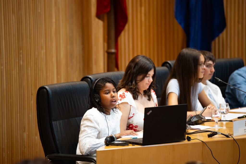 Intervención de los niñas, niños y adolescentes en el Congreso