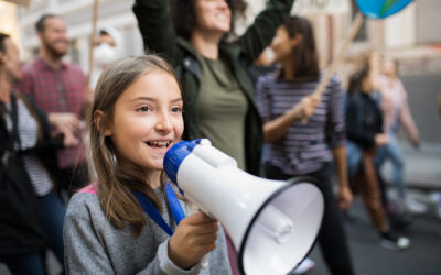 Los jóvenes, protagonistas de la protesta