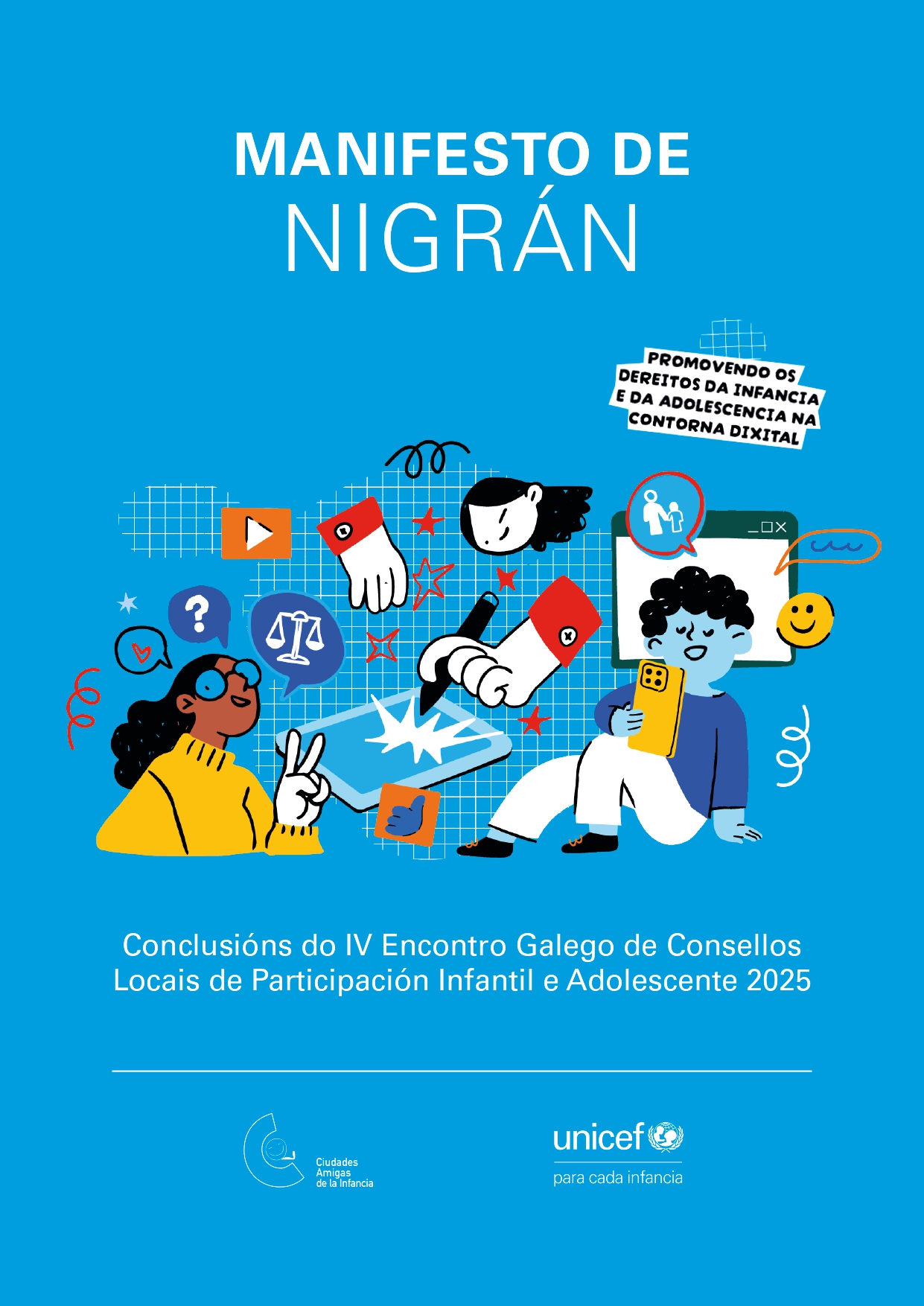 Imagen de Manifiesto de Nigrán: Conclusións do IV Encontro Galego de Consellos Locais de Participación Infantil e Adolescente 2025