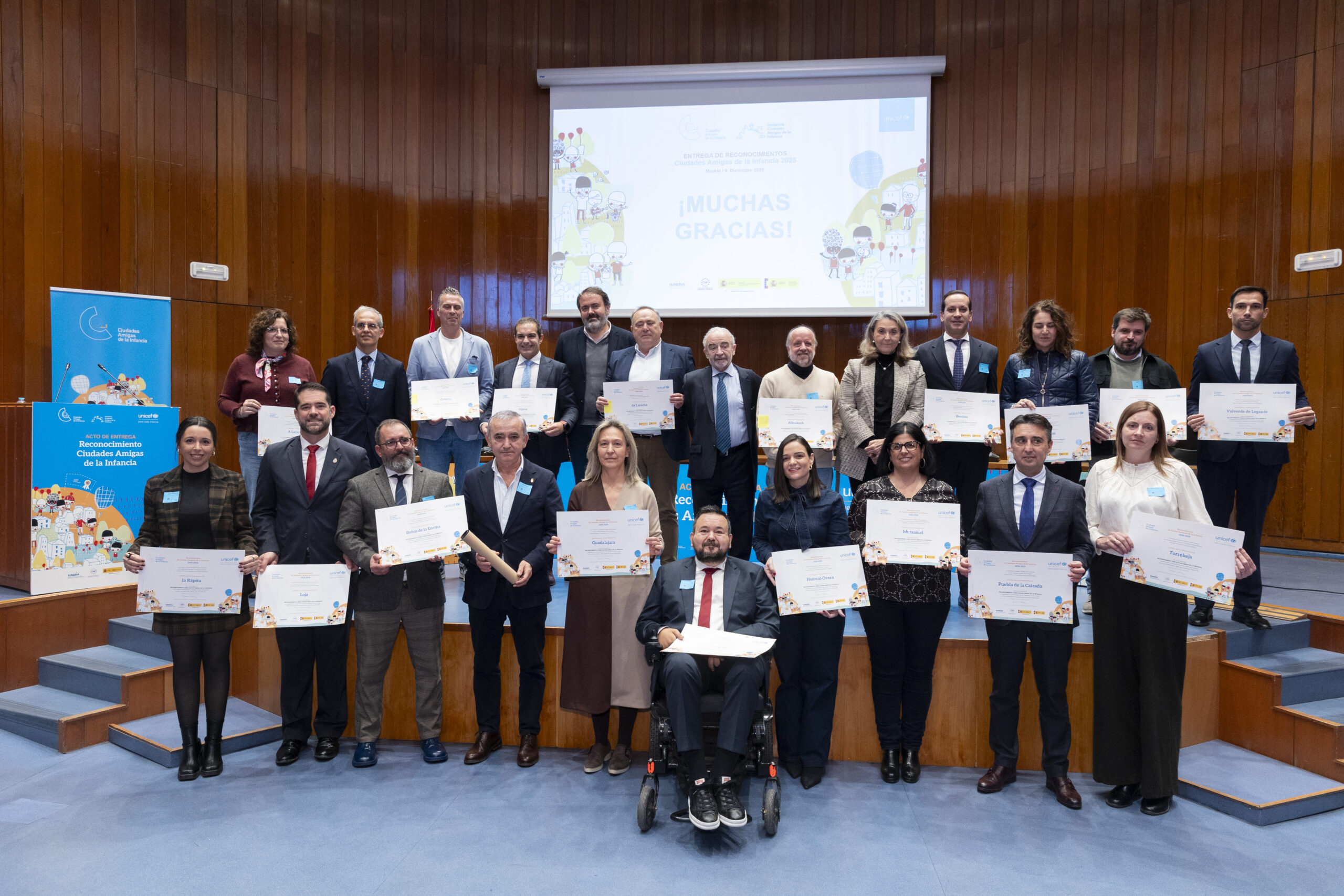 reconocimiento Ciudades Amigas de la Infancia